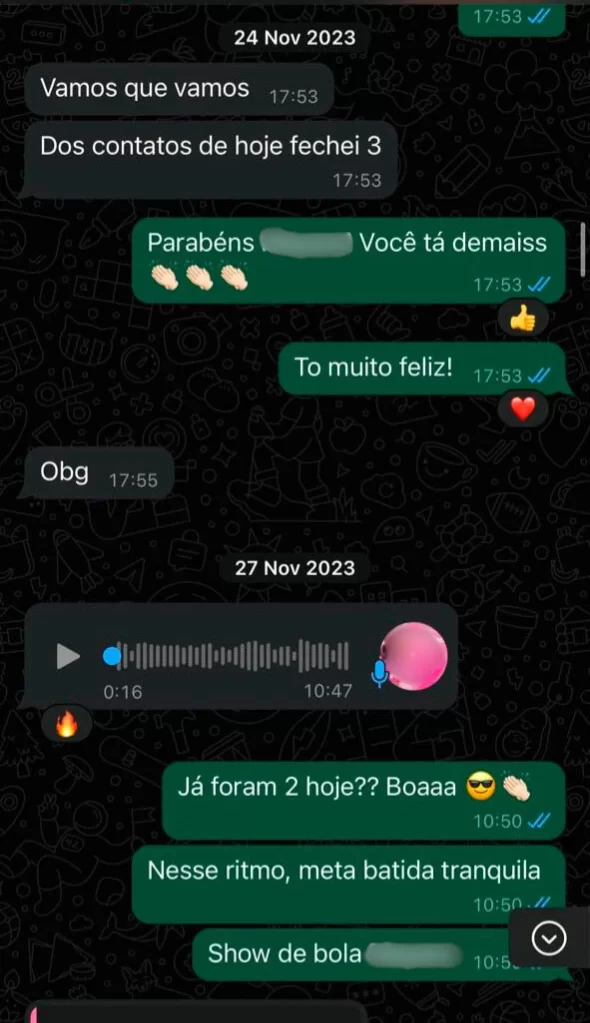 Depoimento anonimizado de cliente da Ursa.