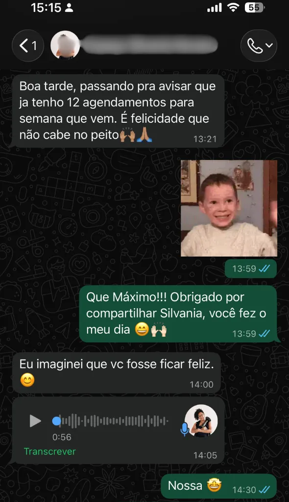 Depoimento anonimizado de cliente da Ursa.